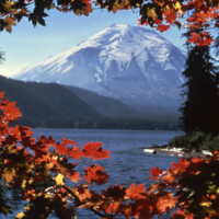 Photographic Image - Mount St. Helens before eruption